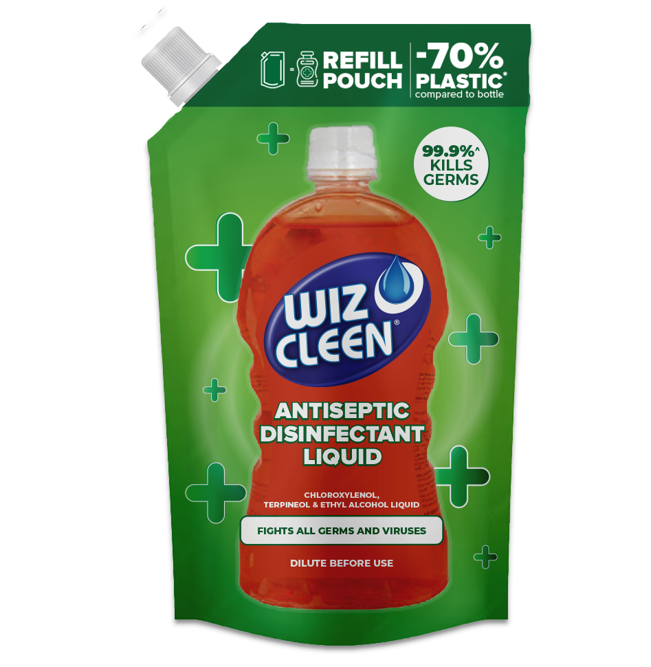 Antiseptic Disinfectant Liquid 1L Refill Pouch