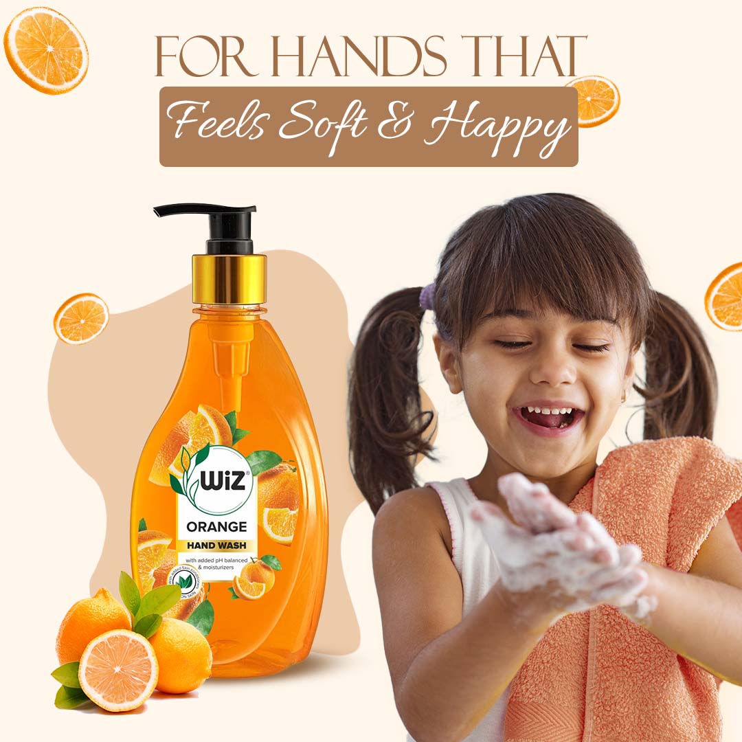 Hand Wash Orange 450ml Dispenser Bottle