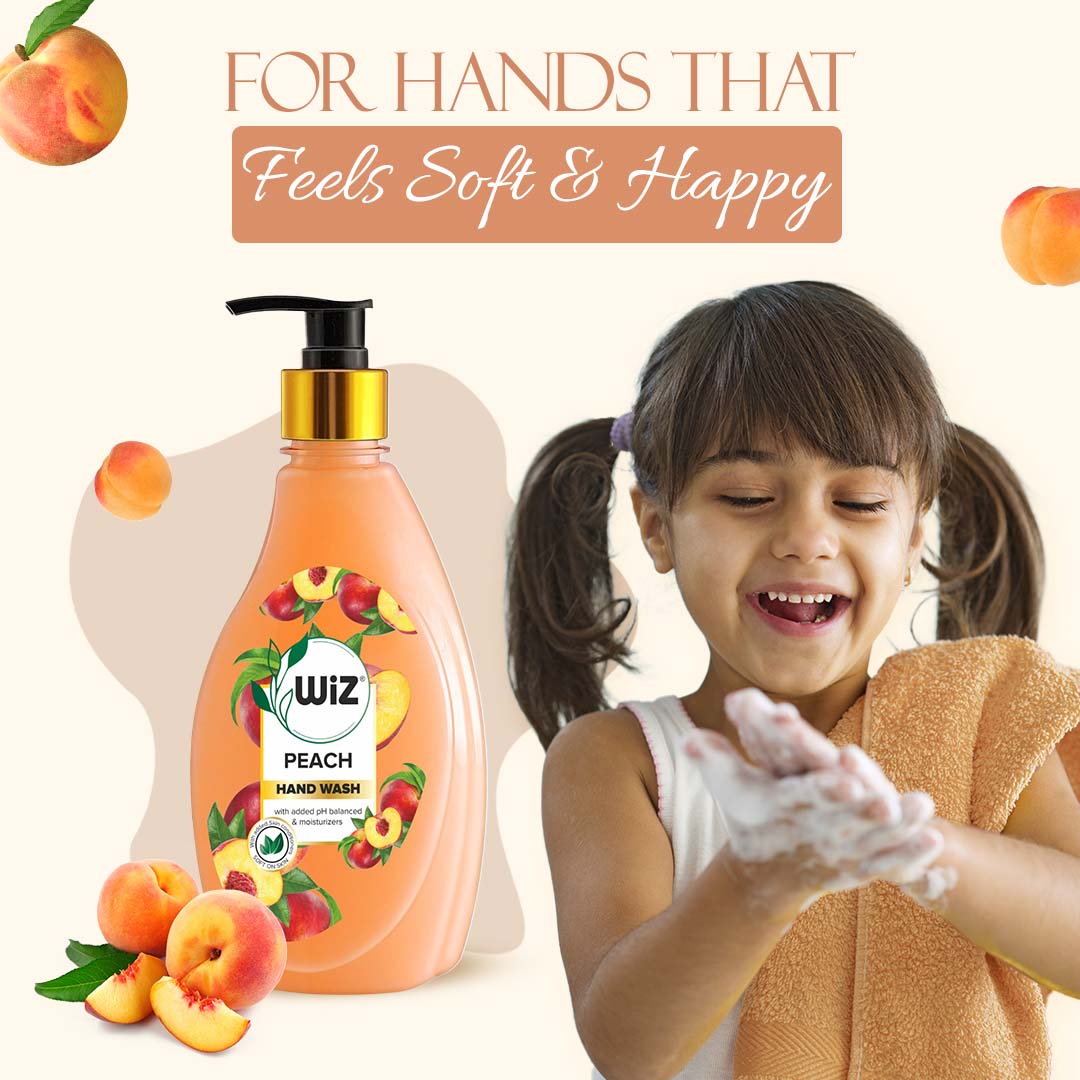 Hand Wash Peach 450ml Dispenser Bottle