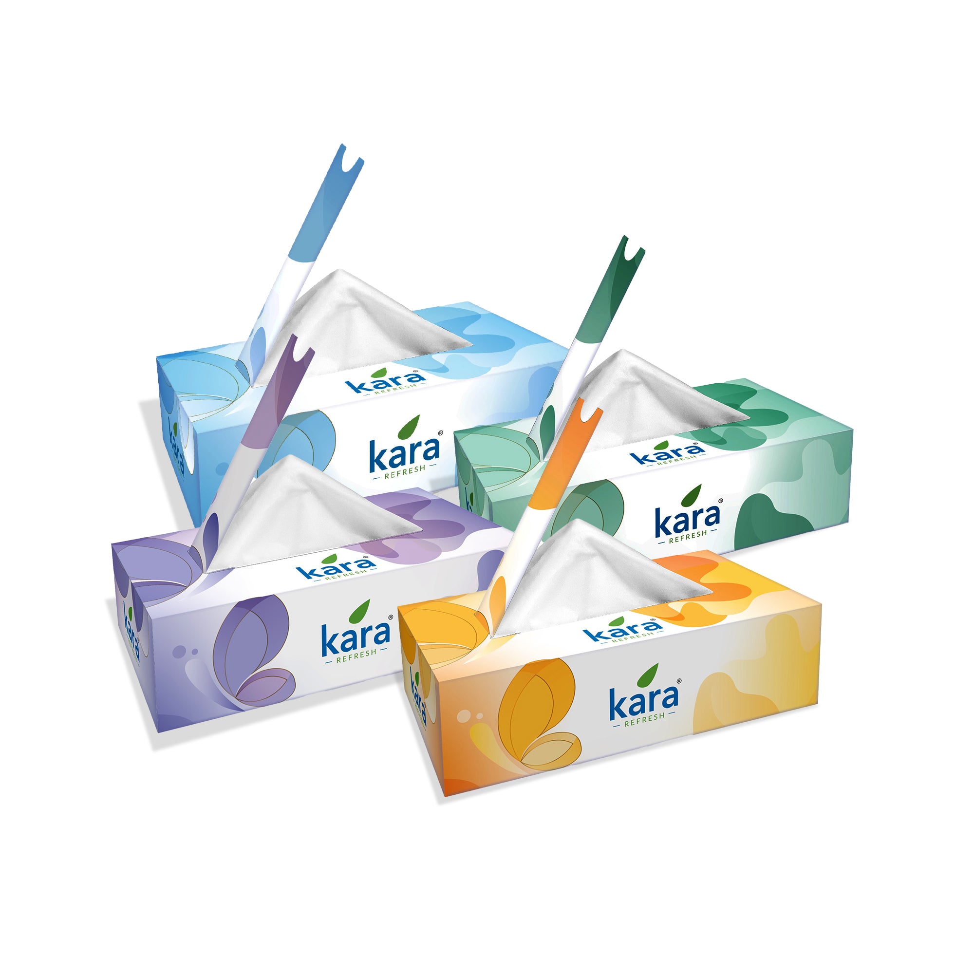 Facial Tissue 100 Pulls Box (Pack of 4)