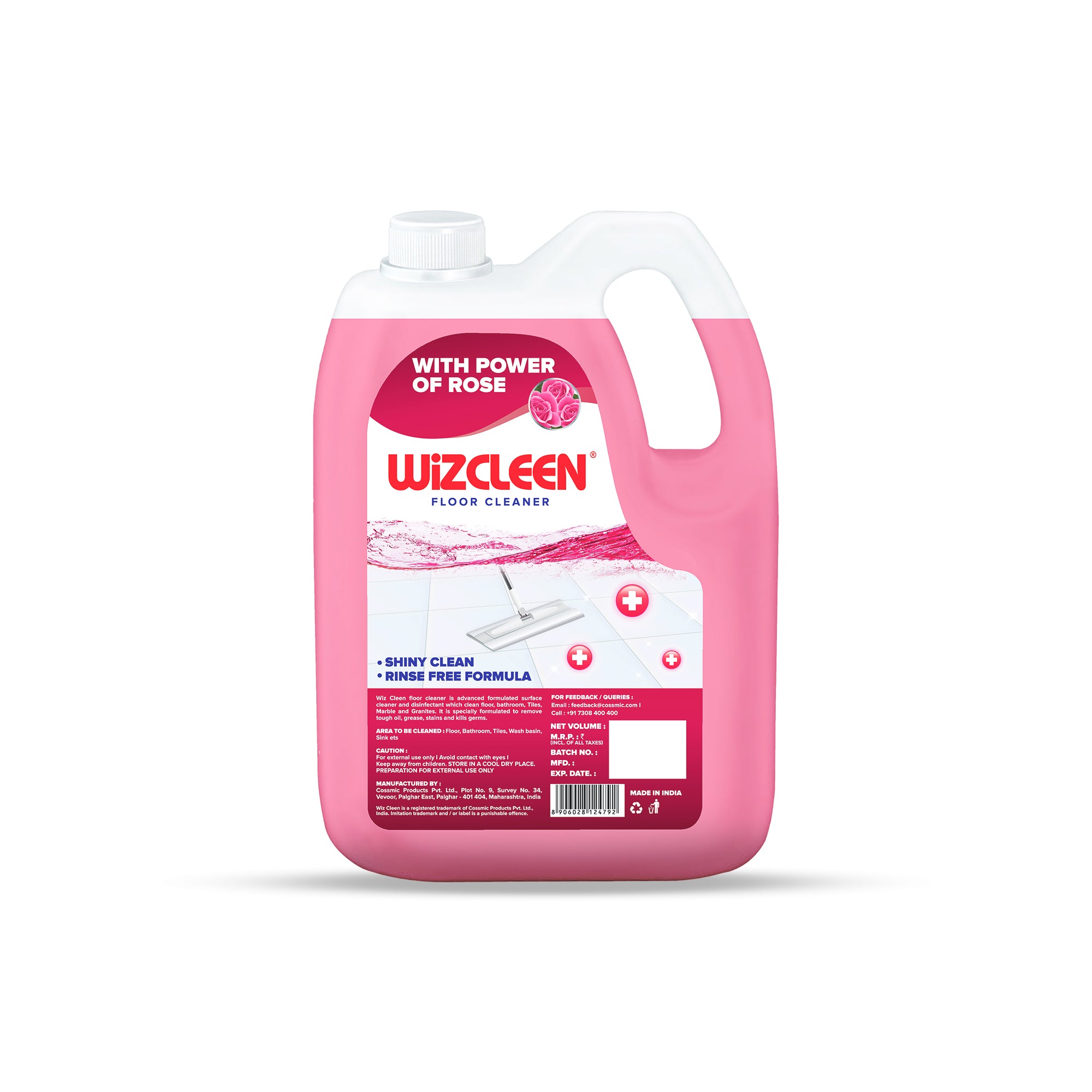 Floor Cleaner Rose 5L Refill Can