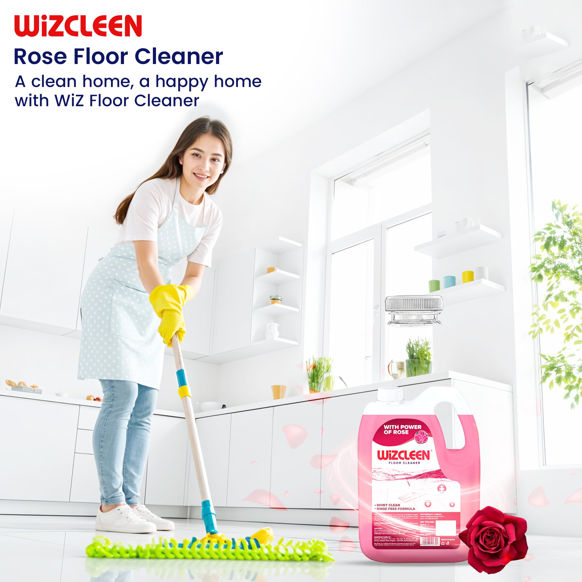 Floor Cleaner Rose 5 Litre Refill Can