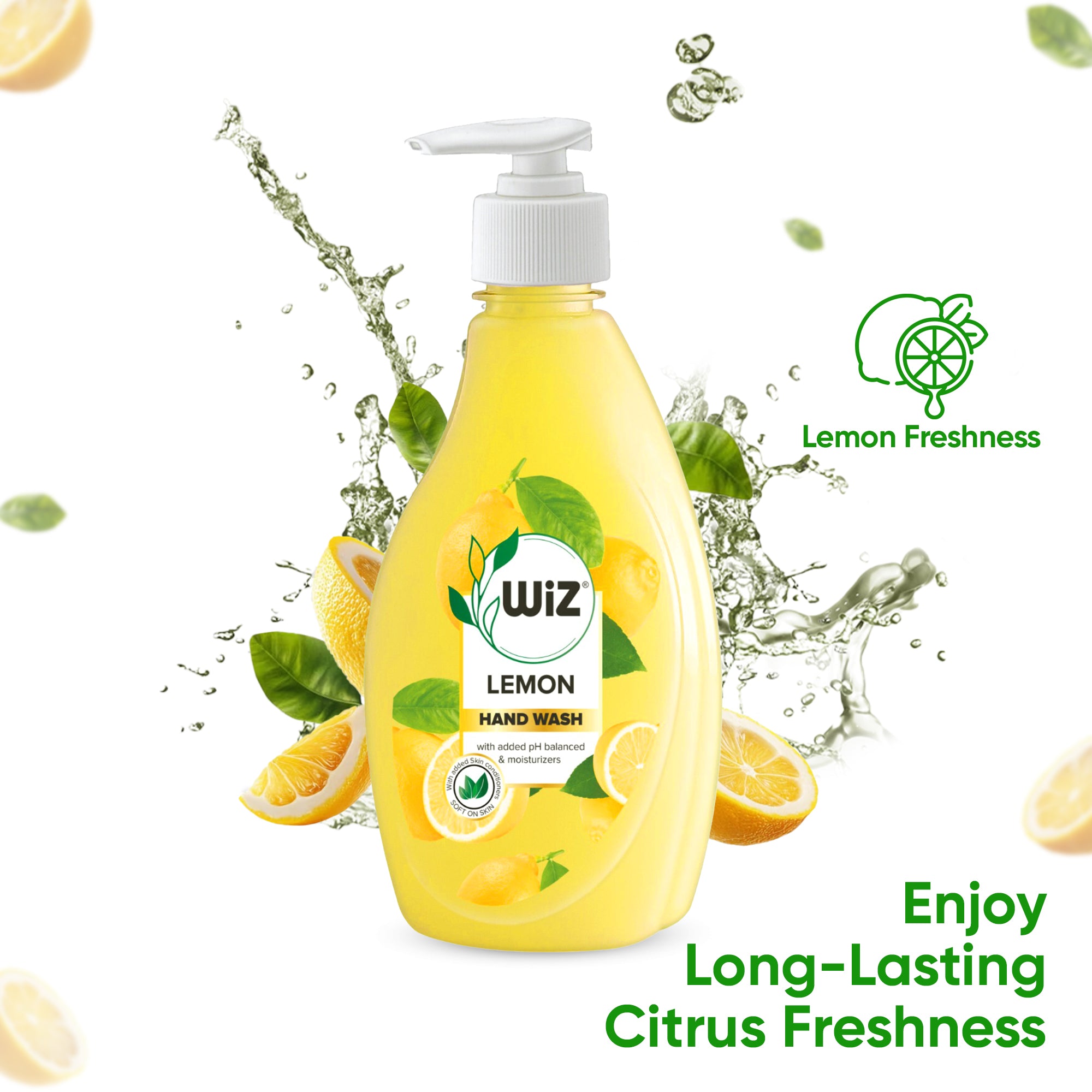 Hand Wash Lemon 450ml Dispenser Bottle