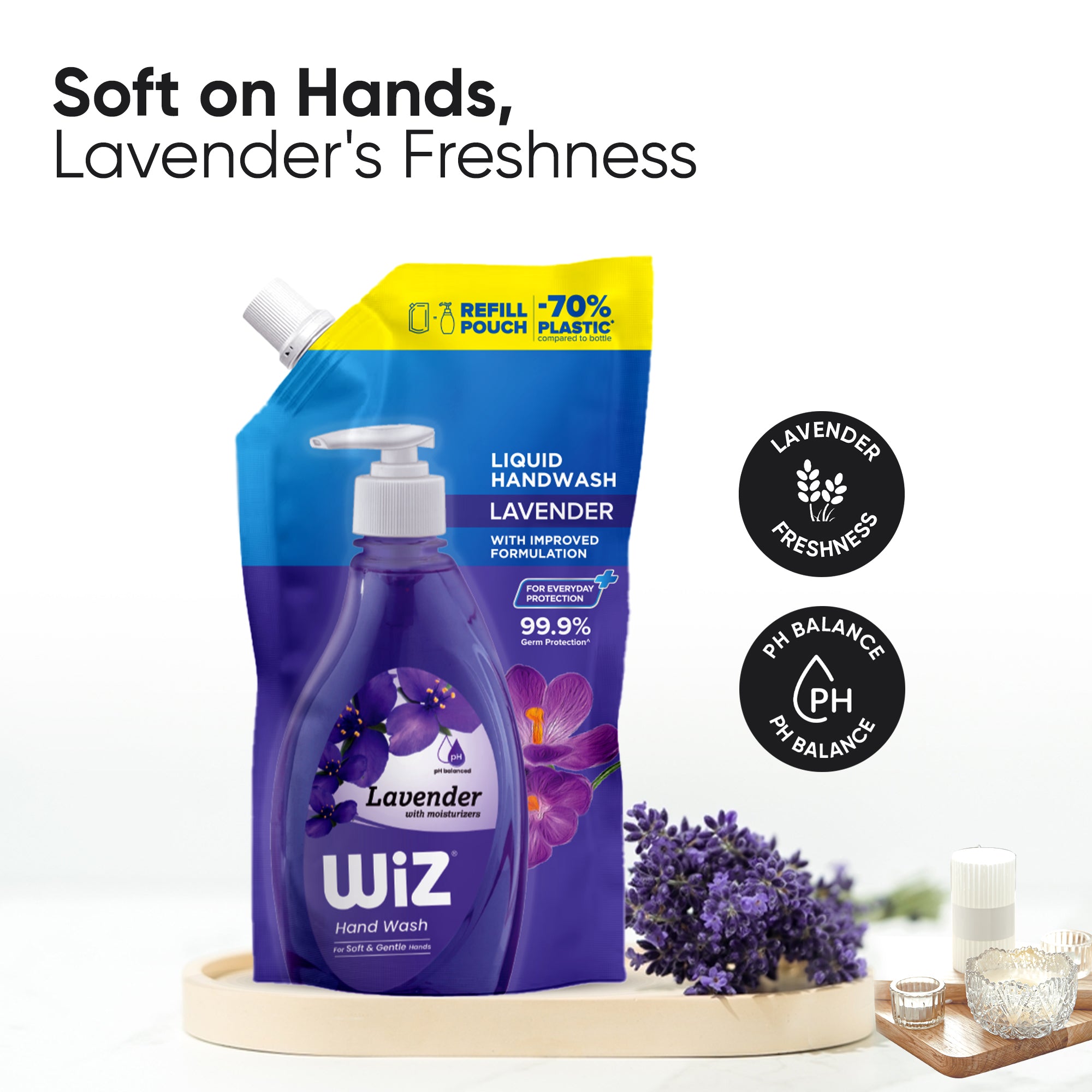 Hand Wash Lavender 1L Refill Pouch