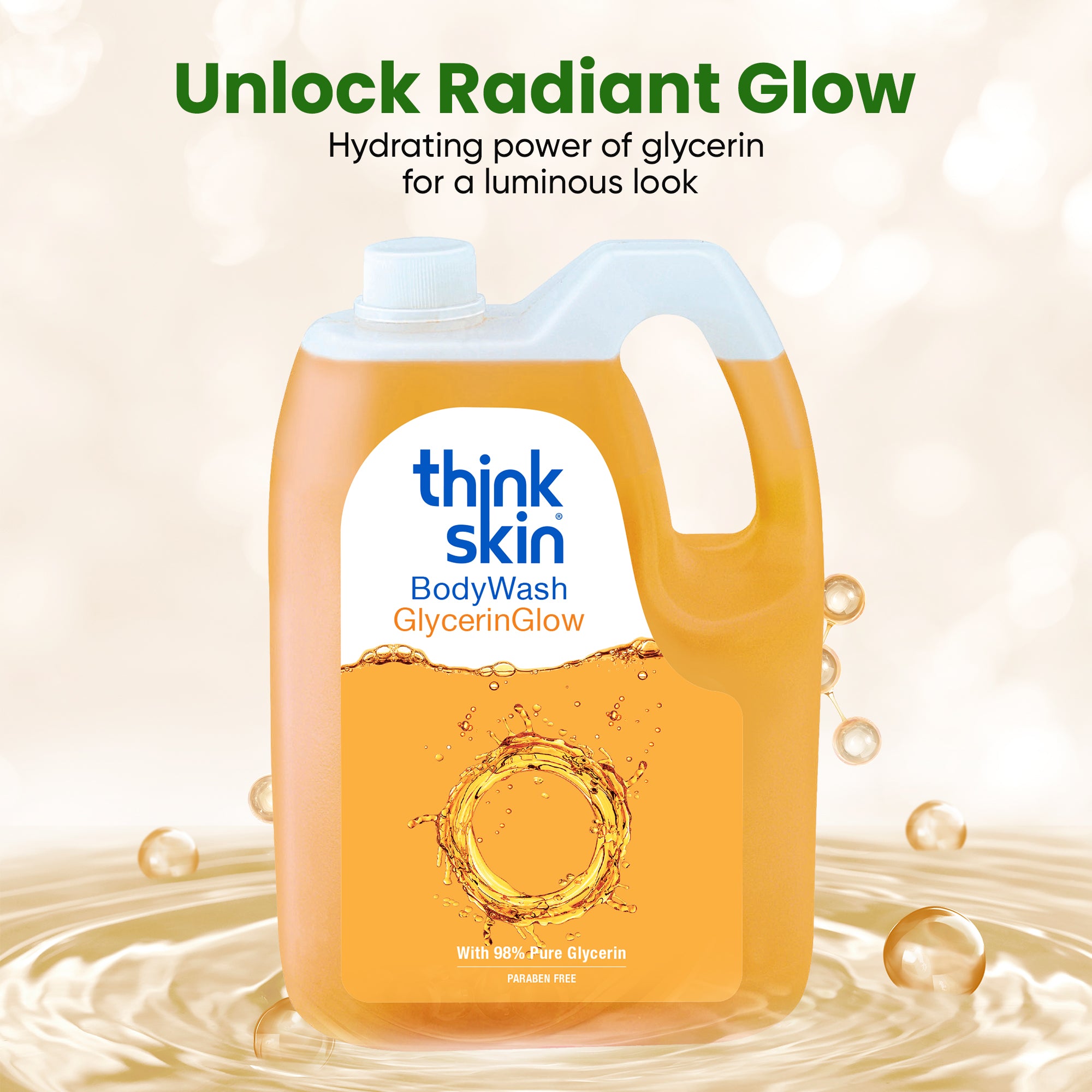 Body Wash Glycerin Glow 5 Litre Refill Can