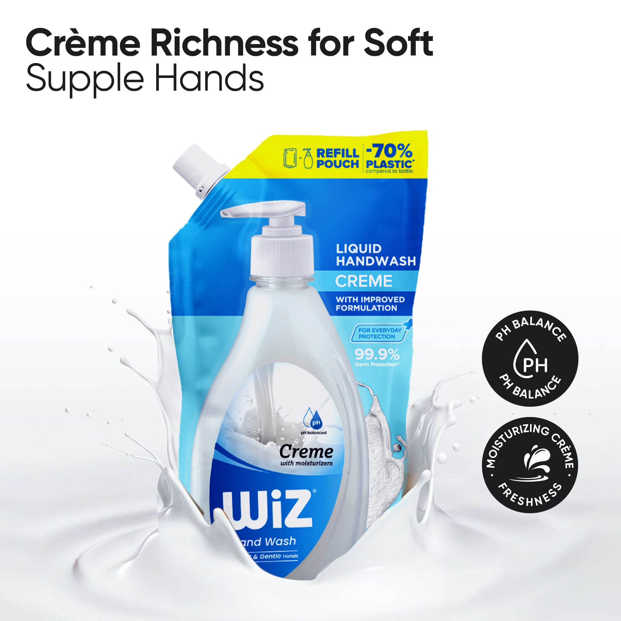 Hand Wash Creme 1L Refill Pouch