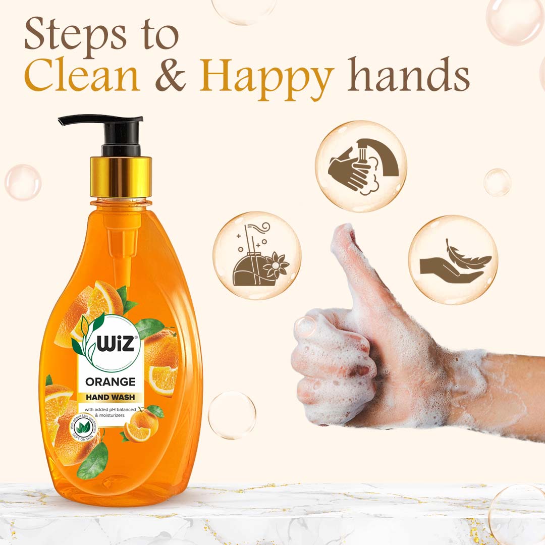 Hand Wash Orange 450ml Dispenser Bottle