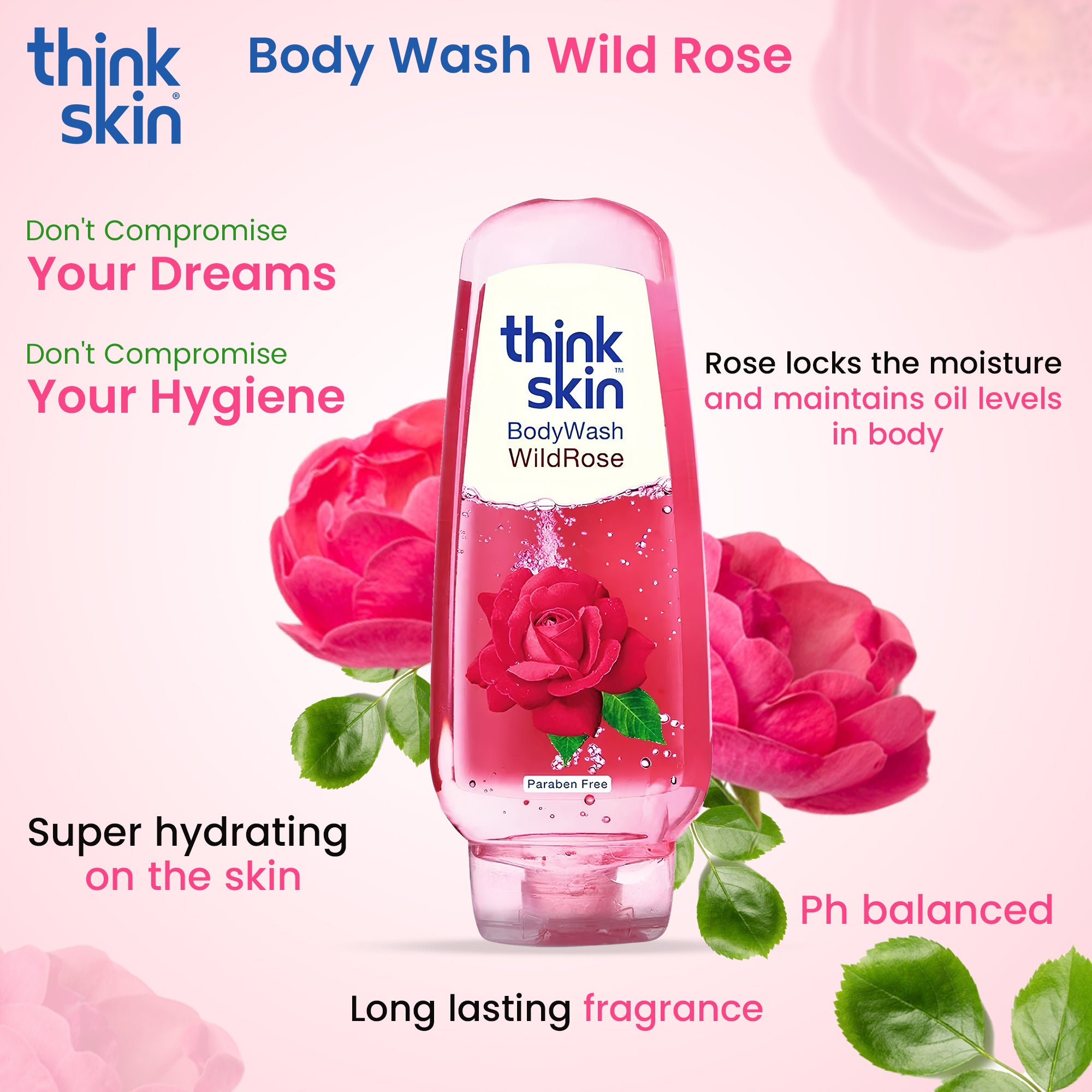 Body Wash Wild Rose 250ml