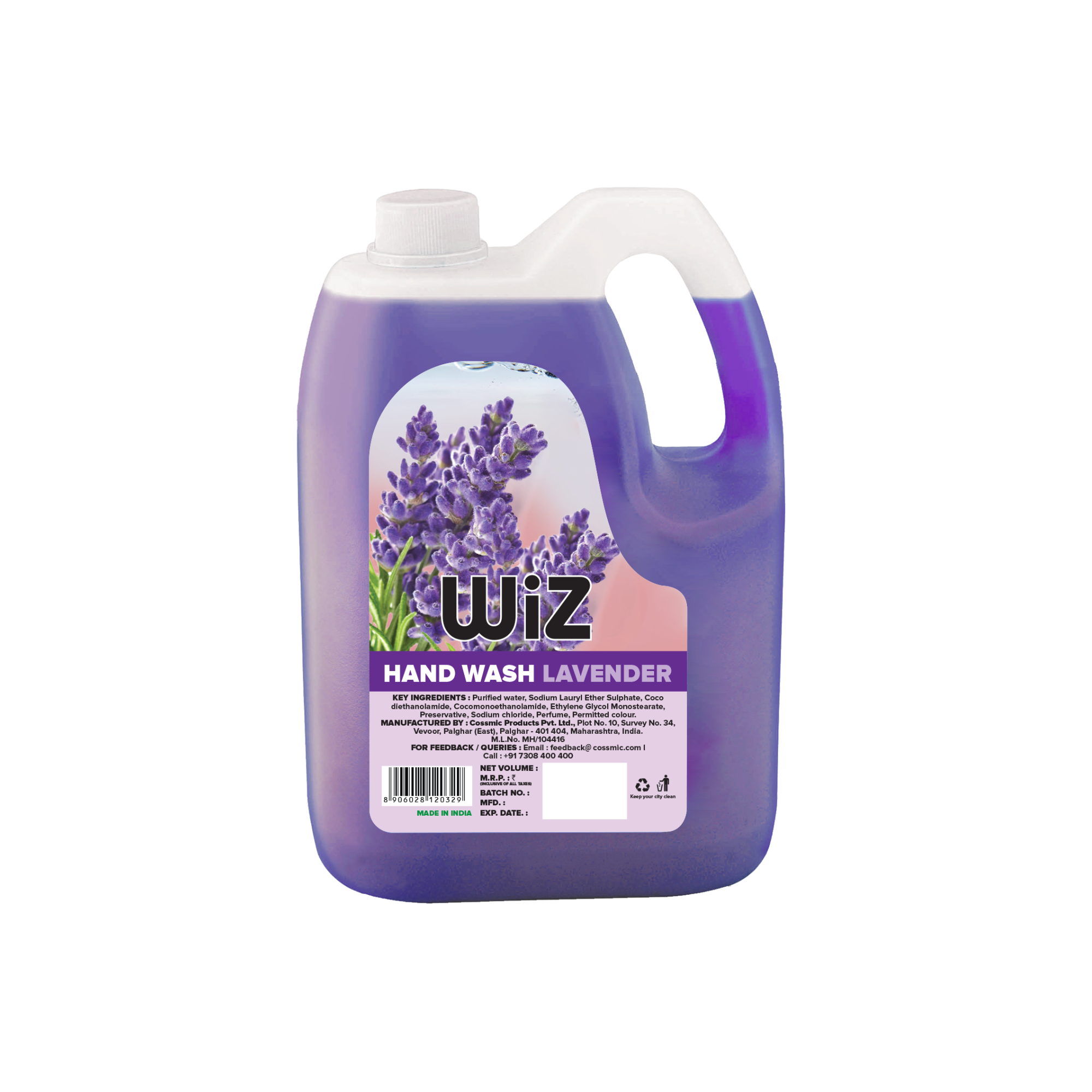 Hand Wash Lavender 5L Refill Can