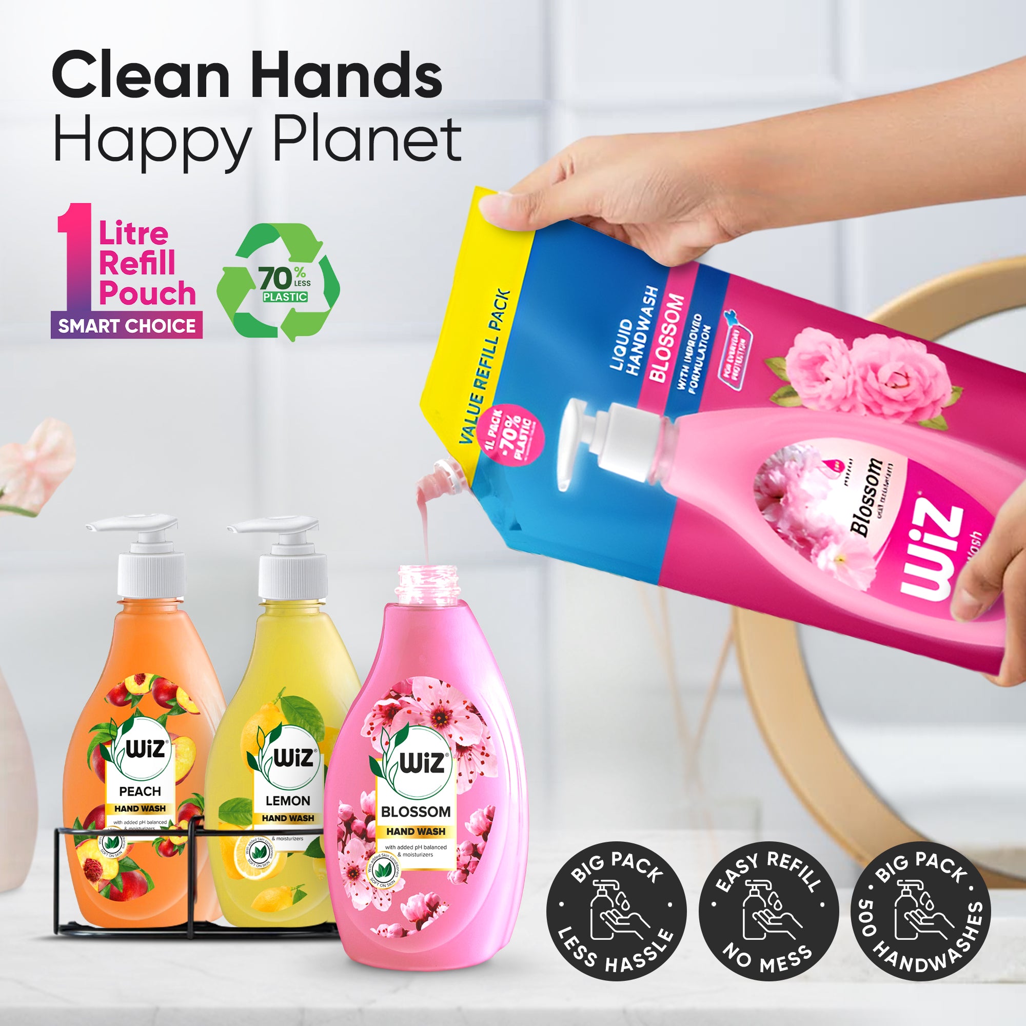 Hand Wash Everyday Hygiene 1L Refill Pouch