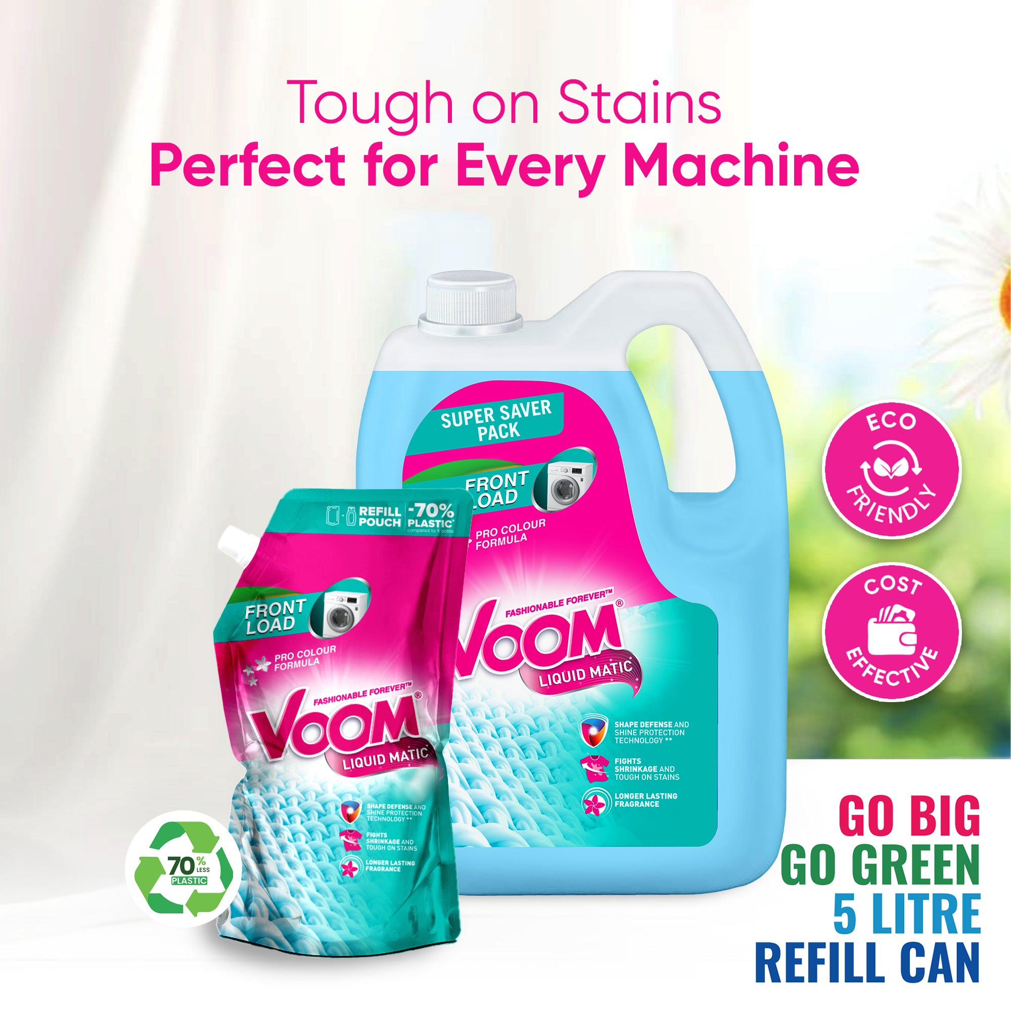 Laundry Detergent Front Load 1L Refill Pouch