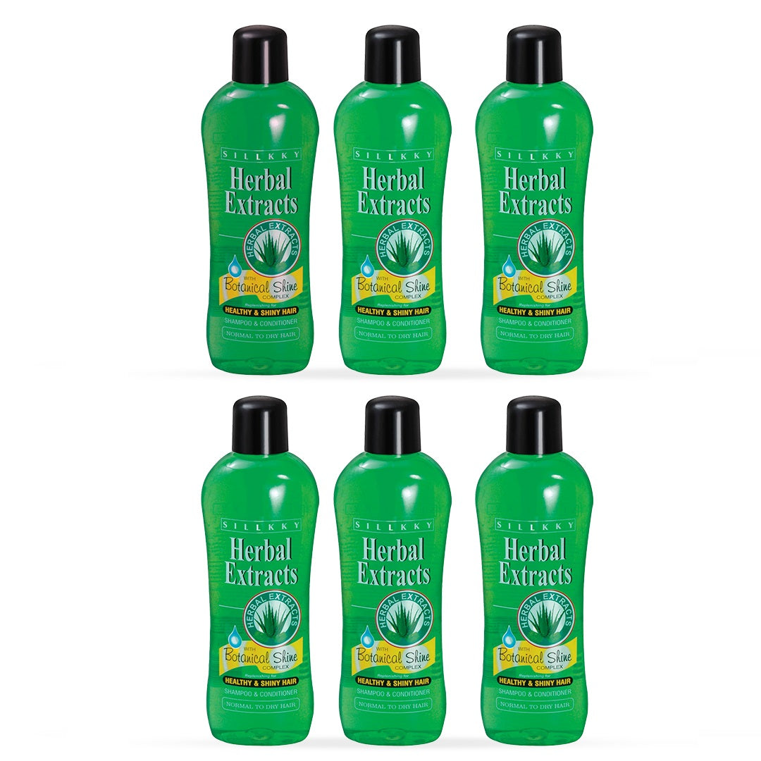 Herbal Extracts Aloe Vera Shampoo 450ml (Pack of 6)