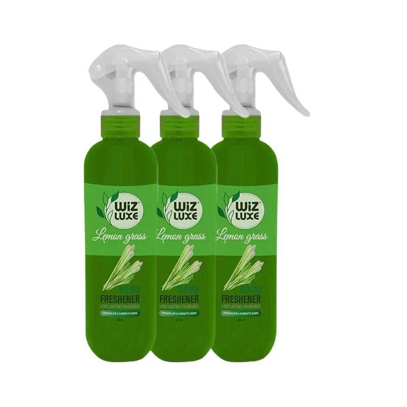 Lemon Grass Room Freshener 300ml Spray Bottle (Pack of 3)