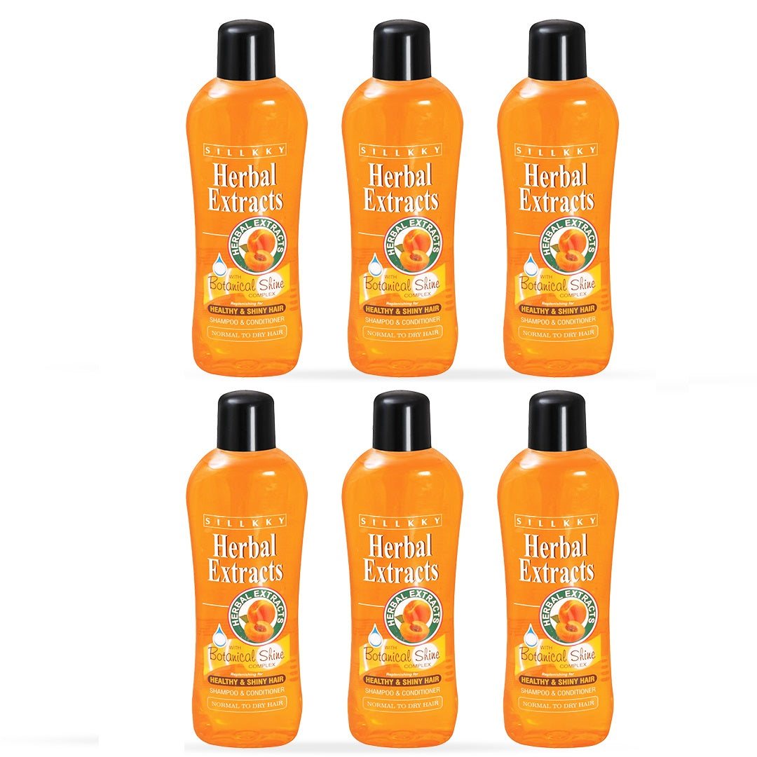 Shampoo 450ml Shikakai & Apricoat (Pack of 6)