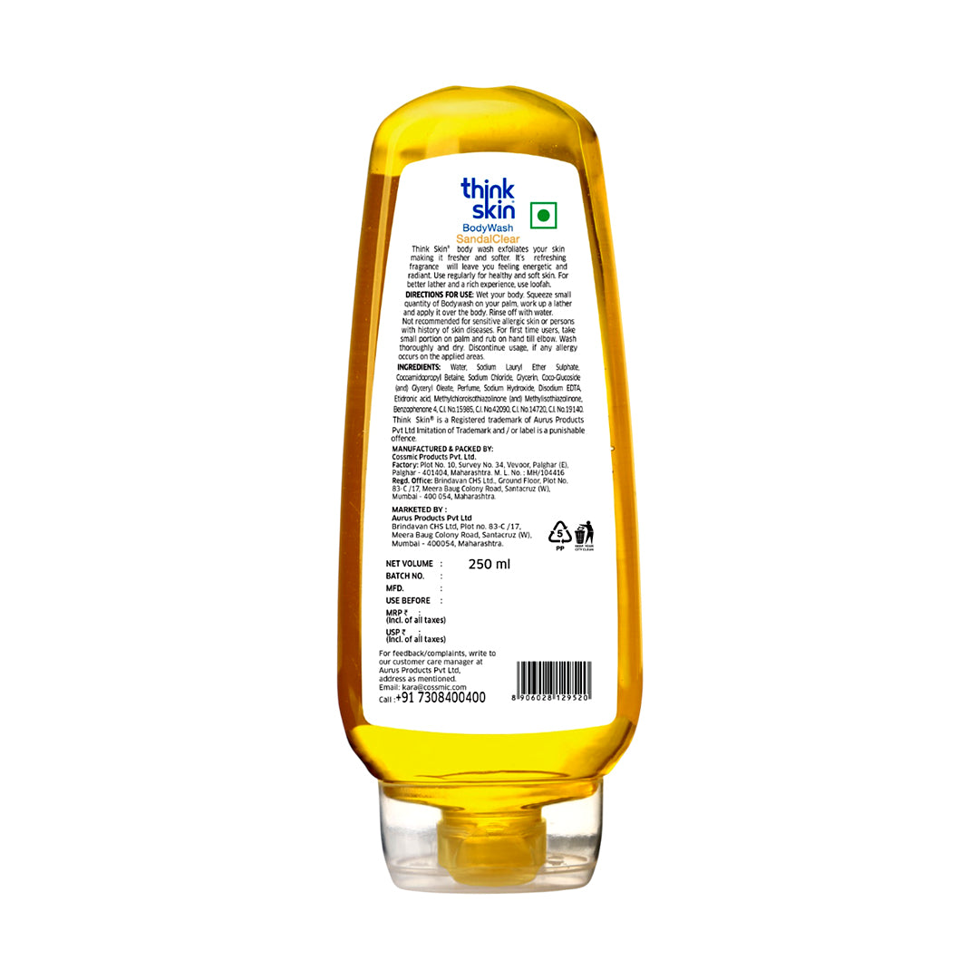 Body Wash Sandal Clear 250ml