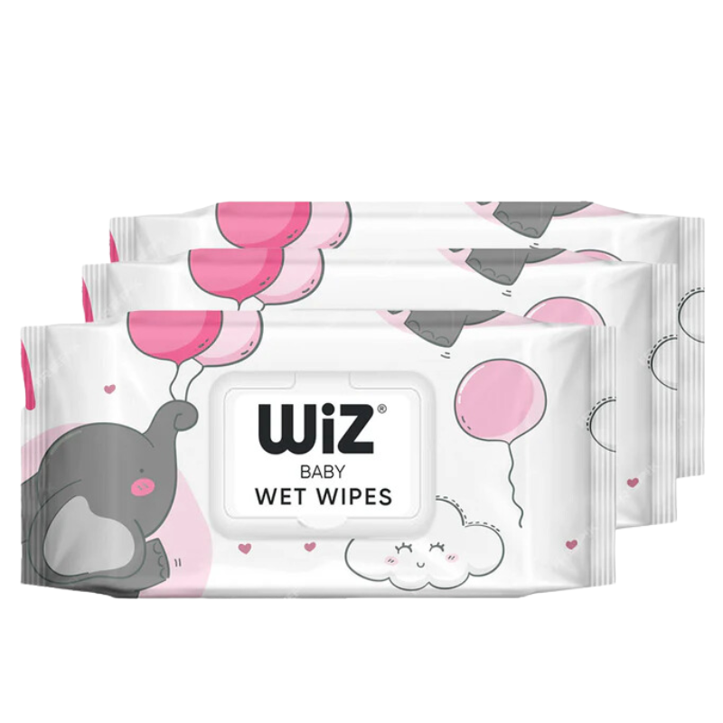 Wiz Baby Wipes 80Pulls (Pack of 3)