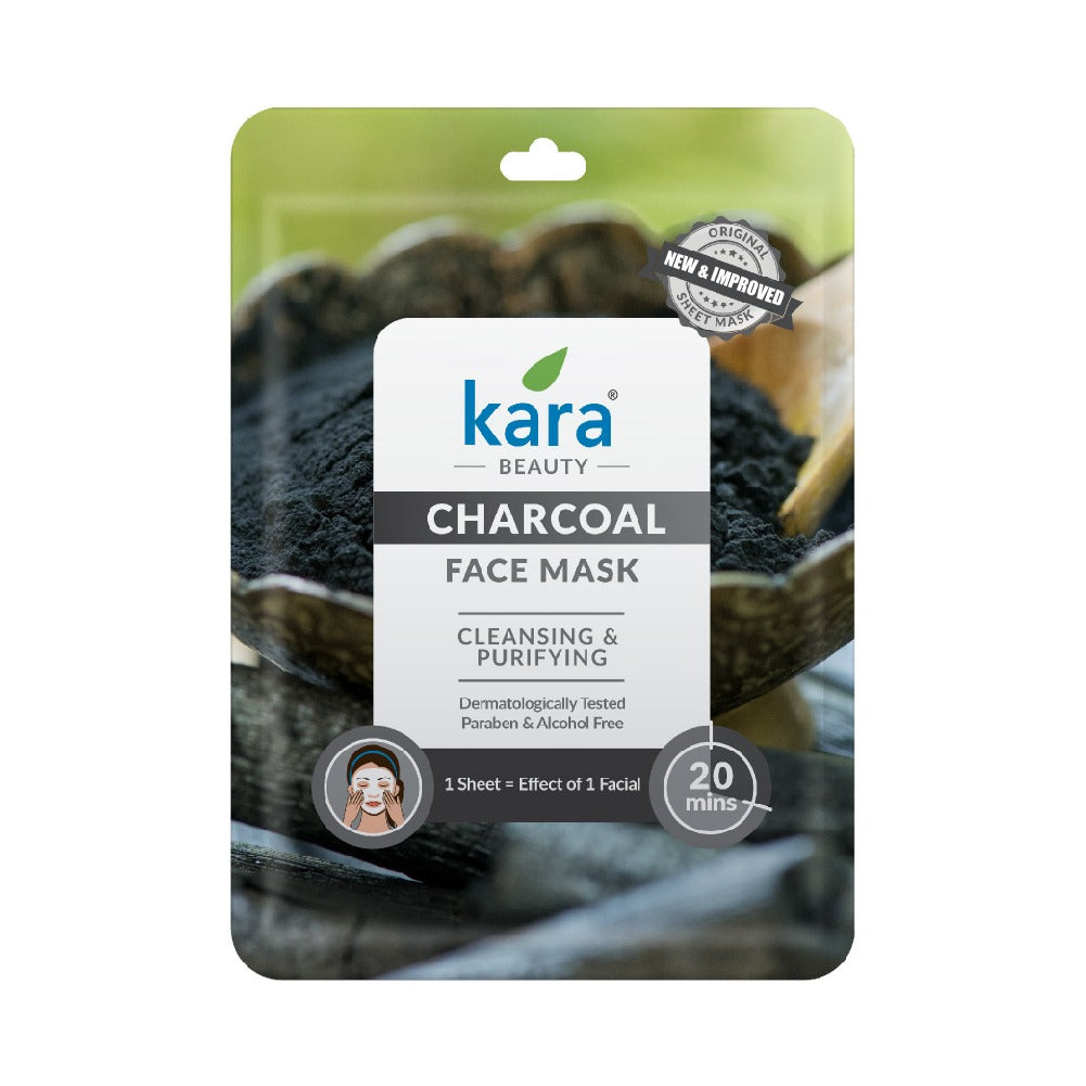 Face Mask Sheet Charcoal Cleansing & Purifying 1 N