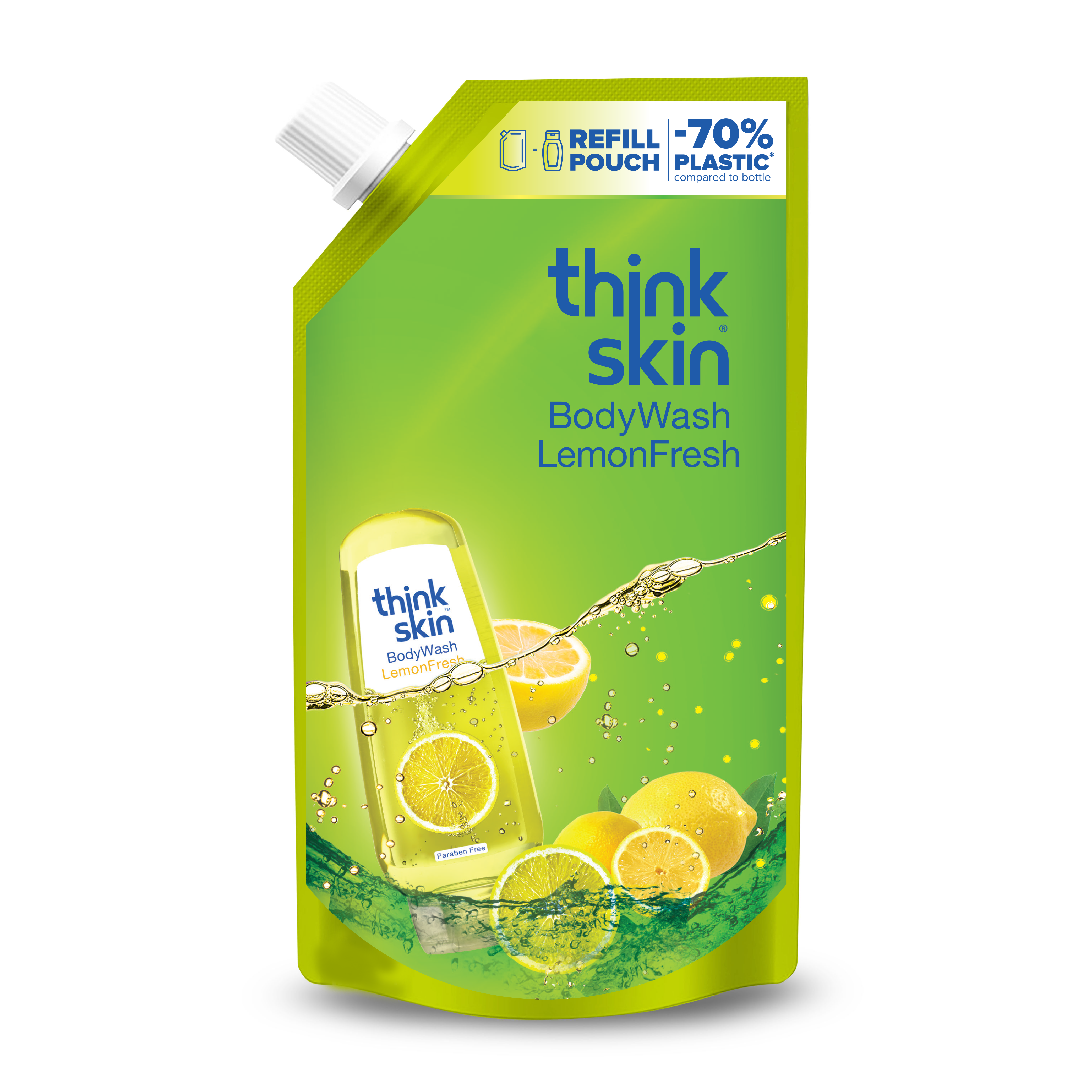 Body Wash Lemon Fresh 1L Refill Pouch