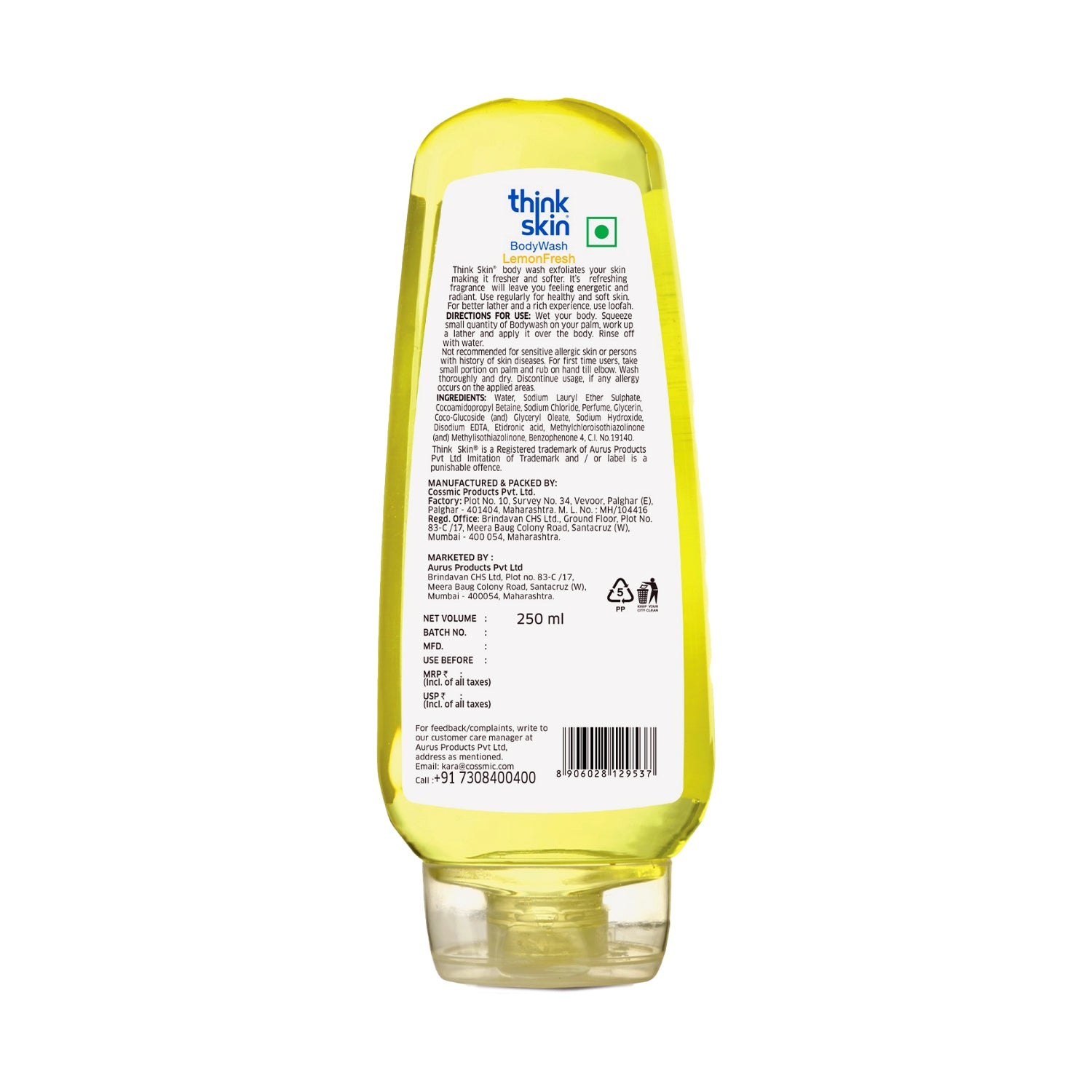 Body Wash Lemon Fresh 250ml
