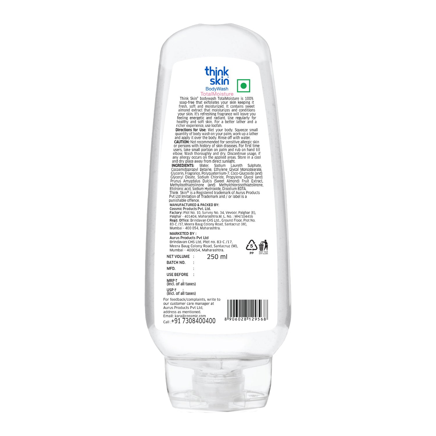 Body Wash Total Moisture 250ml